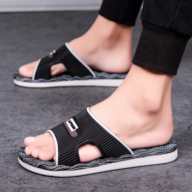 Summer Men Home Slippers Soft Indoor House Shoes Women Slides Sleepers Slipers Bathroom Room Bedroom For Guests Big Size 48 49