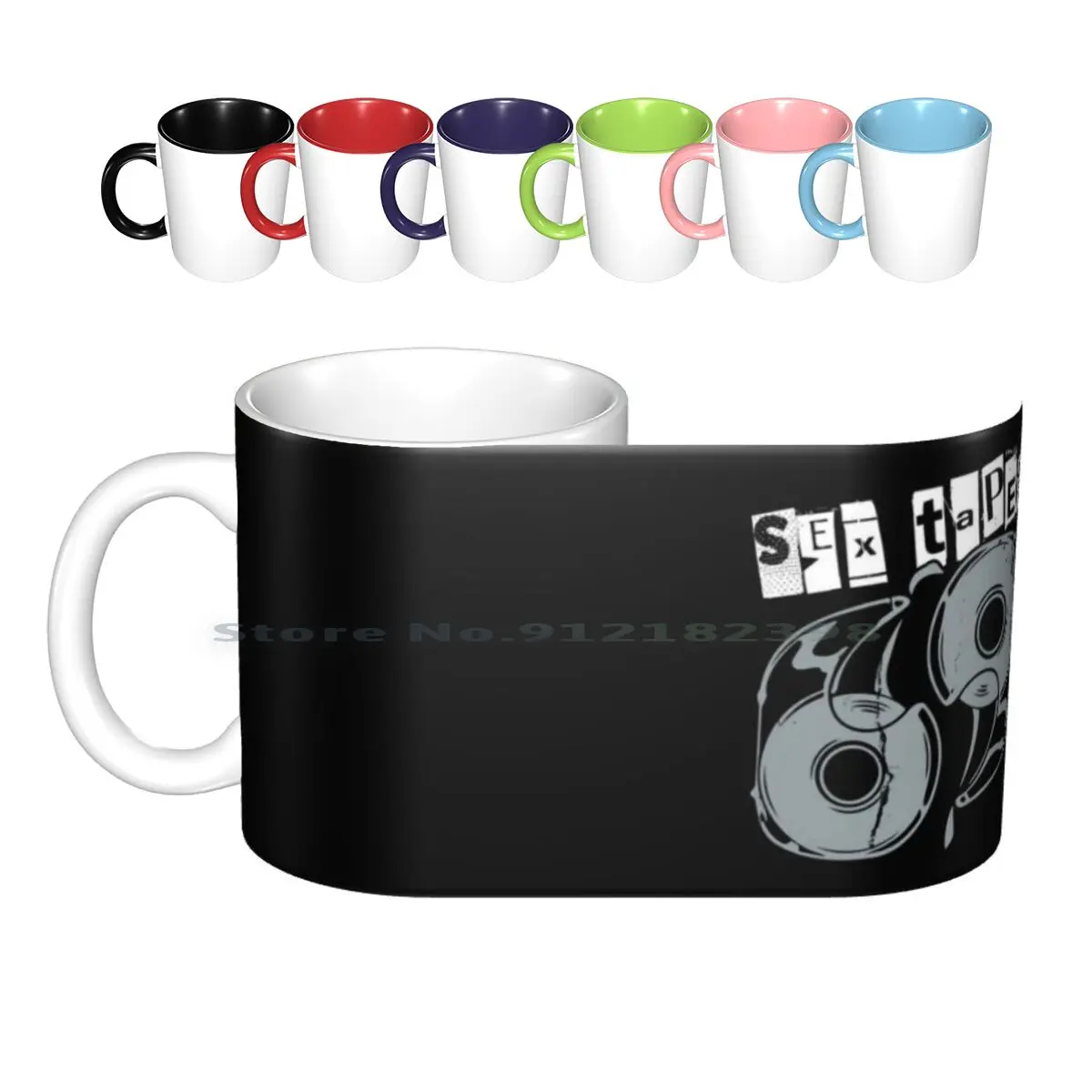 Sex Tapes Ceramic Mugs Coffee Cups Milk Tea Mug Sex Tape Sex Tapes Movies Films Adult Adult Movies Humor Funny Quote Saying