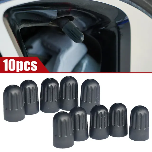 10 sztuk czarny stożek styl plastikowa opona/Rim zawór macierzystych/koła pyłu kapsle ochronne dla zawór schradera uniwersalny wymiana przydatne