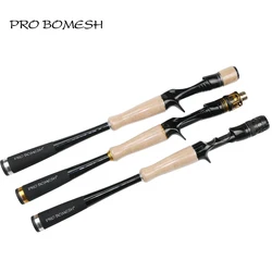 Pro Bomesh 1Set Taper Carbon Tube Grip Butt Section 3A Cork Casting Rod Building Component Handle Rod Repair DIY blank Accessory
