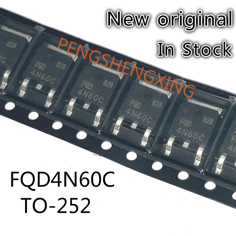 10PCS/LOT  FQD4N60C 4A 600V 4N60 TO-252  New original spot hot sale