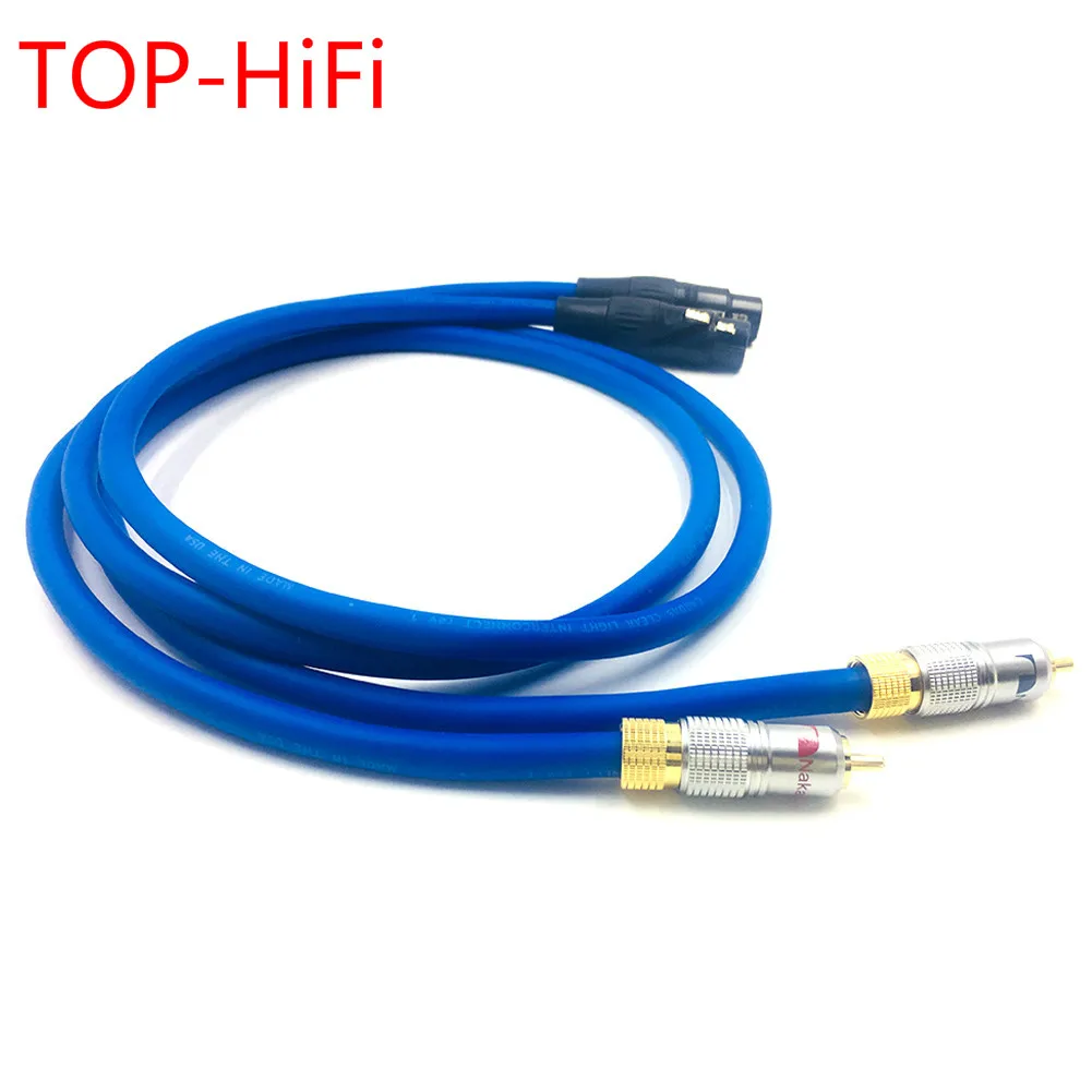 

TOP-HiFi Pair Nak-chi RCA Male to XLR Female Balacned Audio Interconnect Cable XLR to RCA Cable with CARDAS Clear-Light-USA