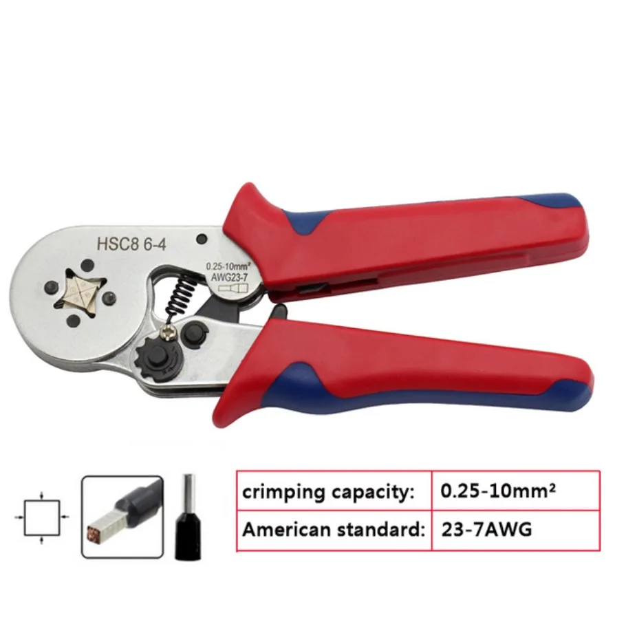 Crimping tool for connector solar cable 2.5, 4,6 mm2, 14-10AWG PV Crimping Tools Pliers For DIY Solar system Wire Cutting Kit