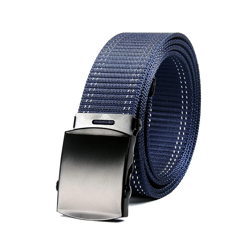 

Flying art leisure smooth Buckle Nylon Army Buckle belt Custom 38MM belt Men's wear-resistant and Durable belt