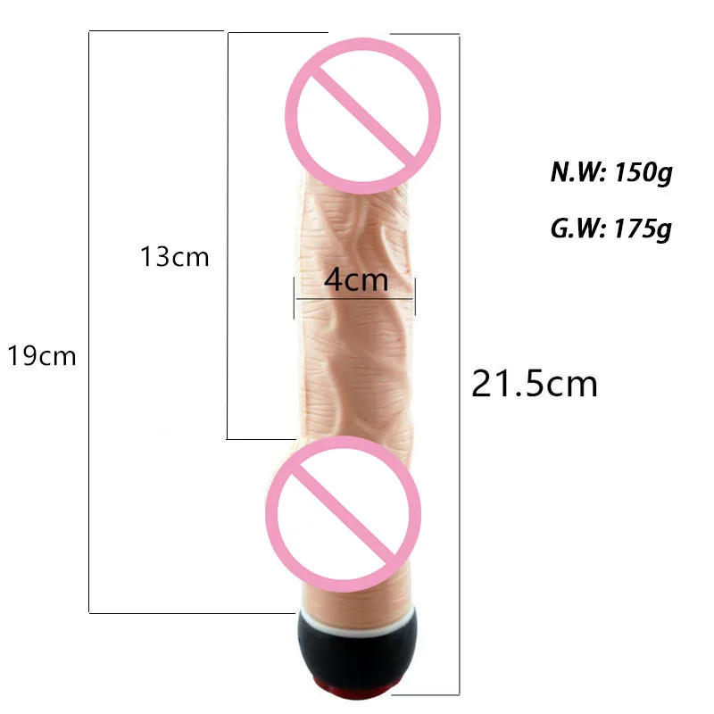 Soft Dildo Realistic Penis Sex Toys for Woman Vagina Massager Multi-speed Vibrating Stimulator Dicks Clitoris G-spot Vibrators