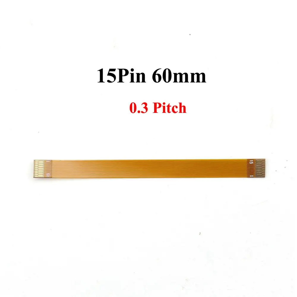 YuXi 0.3mm pitch 13 21 23 25 27 21 33 39 45 51 Pin FFC FPC Flexible Flat Cable Gold plated Ribbon Cable