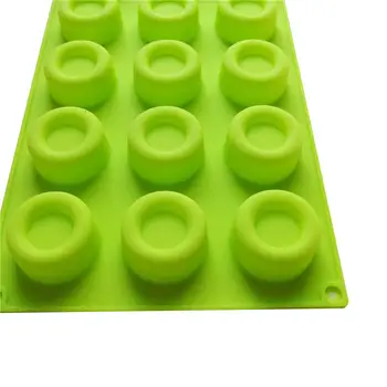 Silikon Mini Donutform Choklad 15 Hål Munk Bakplåt Muffinsformar Choklad Gelé Pudding Mudd 6 best sales Pudding tray - №6