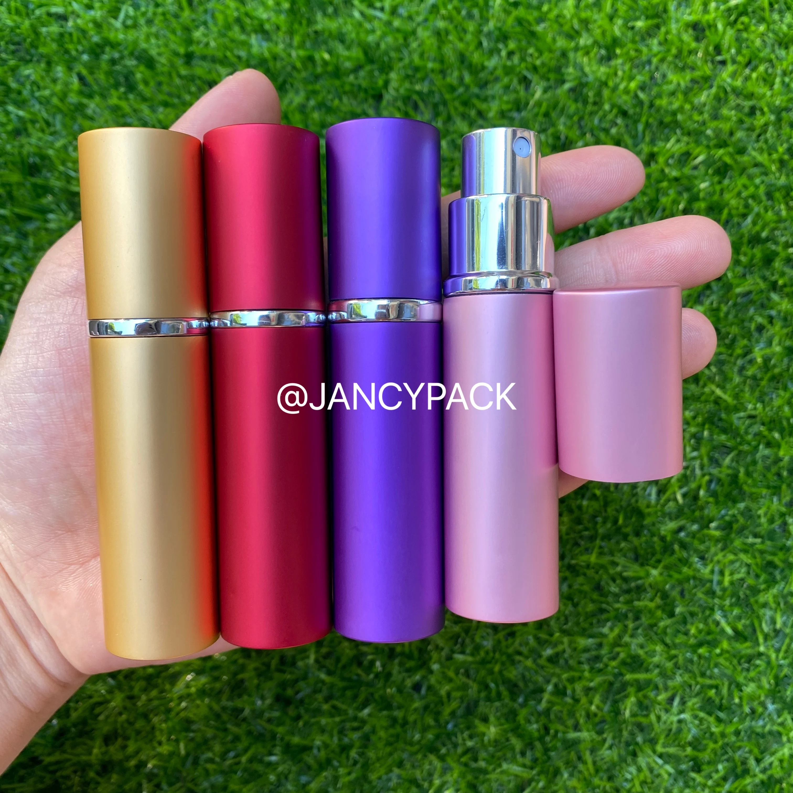 

10ML Aluminum Perfume Bottle Mini Travel Size With Empty Metal Parfume Atomiser Sprayer Cosmetics Container Lotion Bottle