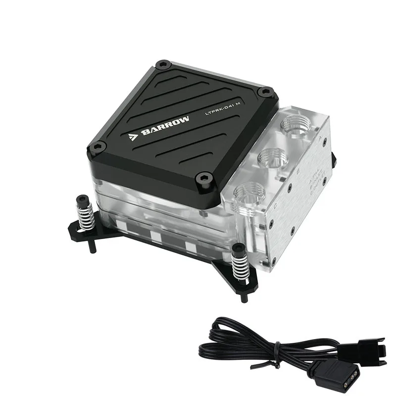 Barrow Waterkoeler Voor Intel LGA1200,1700,115X,X99,CPU Blok Combo Pomp Watertank Reservoir Mini A4 Case Kit,LTPRK-04I M