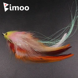 2Pcs New Trout Steelhead Salmon Pike Streamer Fly for Fly Fishing Flies Size 1/0