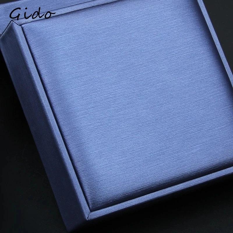 New Satin cloth jewelry box Gold  PU Leather Ring Box  Bracelet Necklace Box Pendant Gift Box For Jewelry Wedding Gift Box