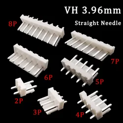 20Pcs VH3.96 Connector 3.96mm Pitch Male Plug Straight Needle Socket Pin Header 2/3/4/5/6/7/8Pin Terminal JST VH3.96mm Connector