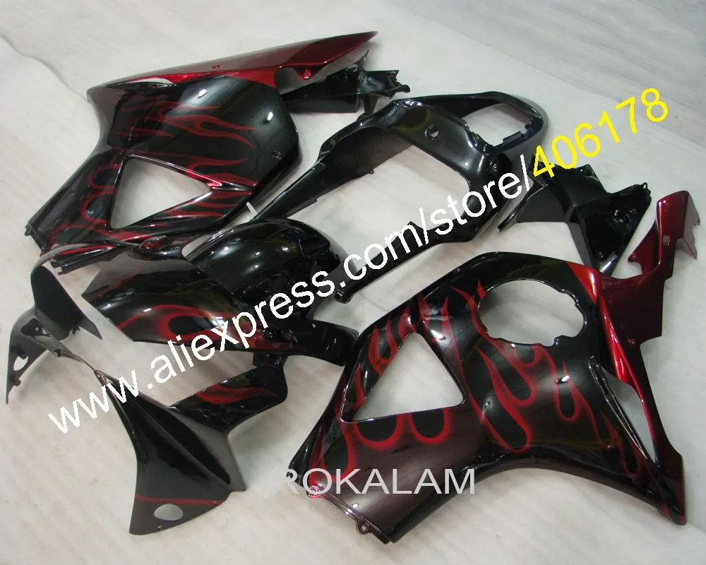 CBR900RR 954 02 03 For Honda CBR954RR 2002 2003 Red Flame Sport Motorcycle Fairings For Sale (Injection Molding)