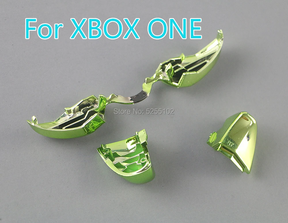 

50sets Chrome LT RT RB LB Bumper Buttons For Xbox One Elite Limited edition Controller LB RB Bumpers LT RT Button For XBOX One