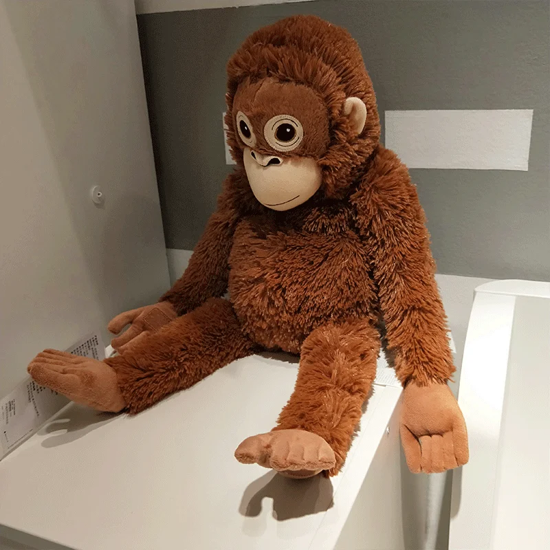 茶色の猿のぬいぐるみ 約60cm Amazon.co.jp: [ハウスXIN] サル抱き枕 抱き枕 大きい ぬいぐるみ 猿