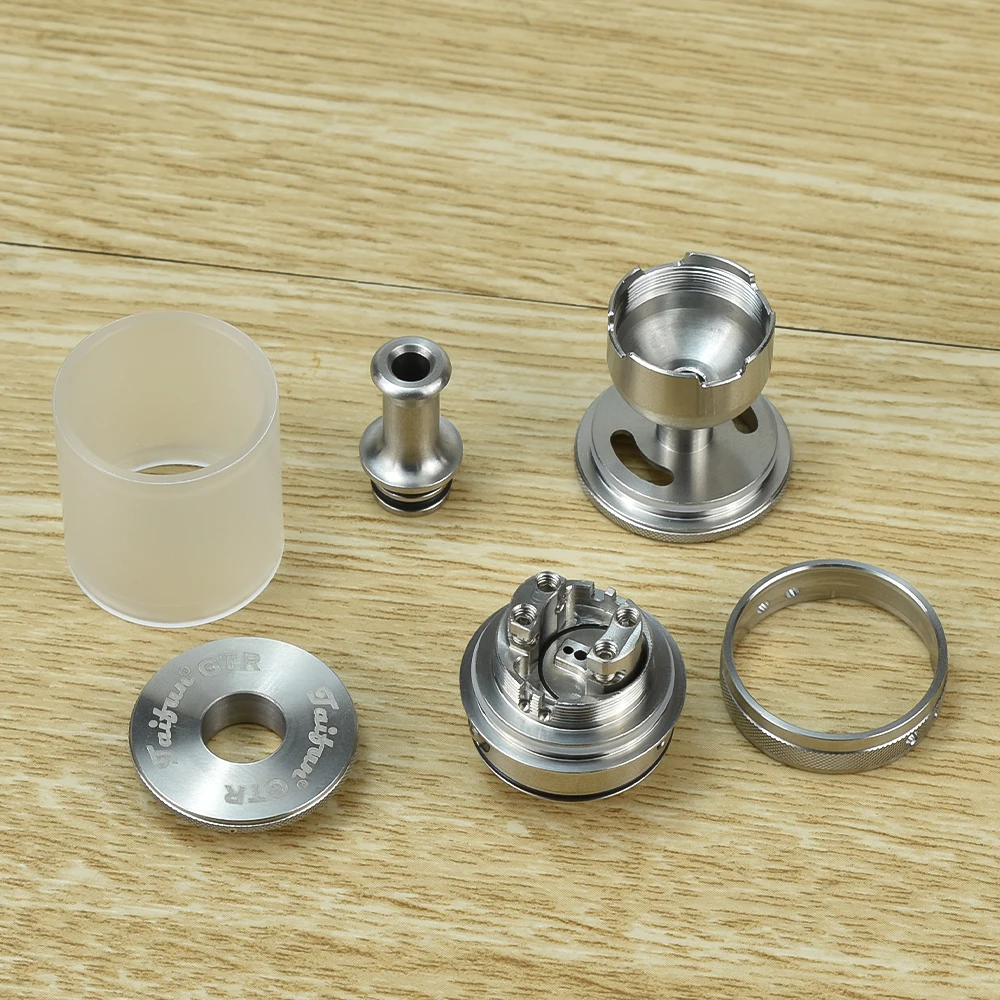 Taifun GTR RTA MTL Atomizer 23Mm Single Coil Mtl RTA 316ss Tangki Vape untuk E-cigarette Rta Atomizer Vs Dvarw Mtl Fl Rta