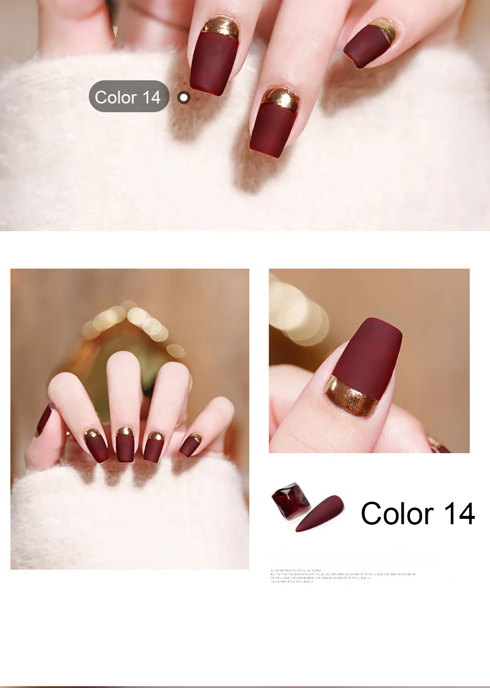 Vendeeni 18 Farben Sommer Gel-Nagellack Semi-Permanenter Bunter UV-Soak-Off Gel-Lack Reiner Farbgel-Lack für Nagelkunst – Detail 11