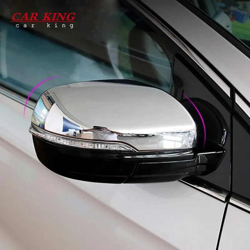 

For Ford Edge 2015 2016 2017 Car Styling External Accessories ABS Chrome Car rearview mirror cover Cover Trim 2 Pcs/Set