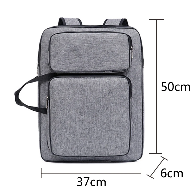 4 farben große größe zeichnung bord tasche zeichnung tasche Oxford tuch schulter Bleistift Tasche Fall Veranstalter malerei tasche koreanische