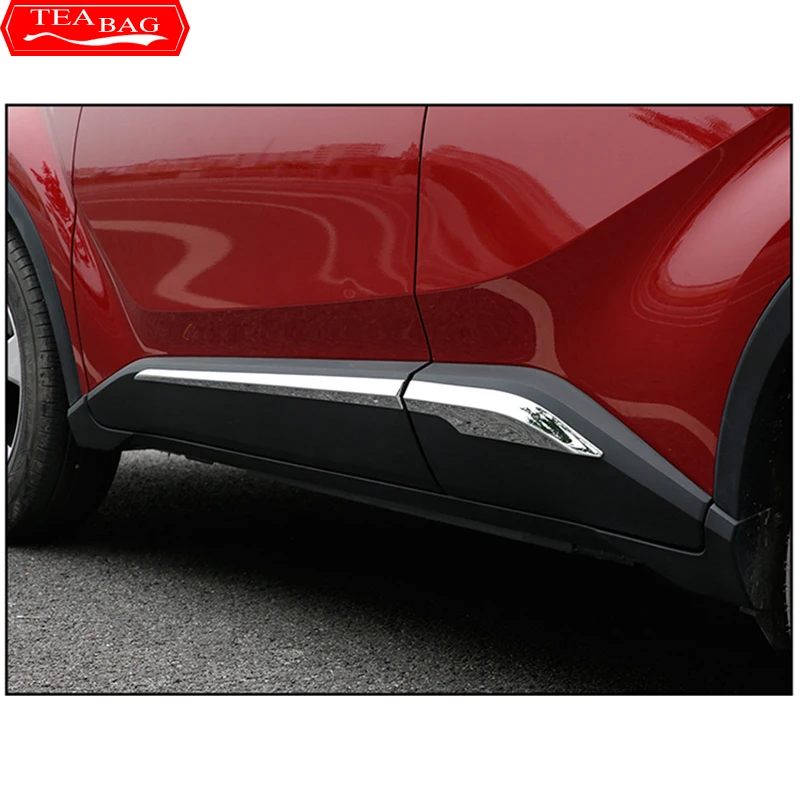 Car Styling Body Stickers Door Trim Strip Decoration Creative Stickers For Toyota C-HR CHR 2017-2020 Modificative Accessories