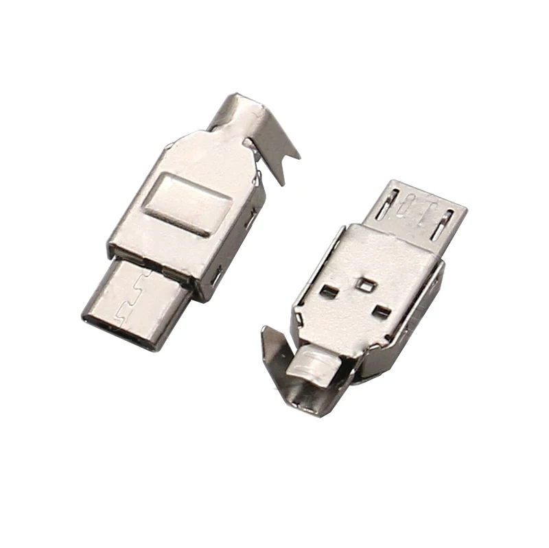 10 Set Micro Pria Kawat Las Two-Piece Set MICRO-5P Pria Las Welding Inverter untuk Ponsel Android Power Data Micro konektor USB