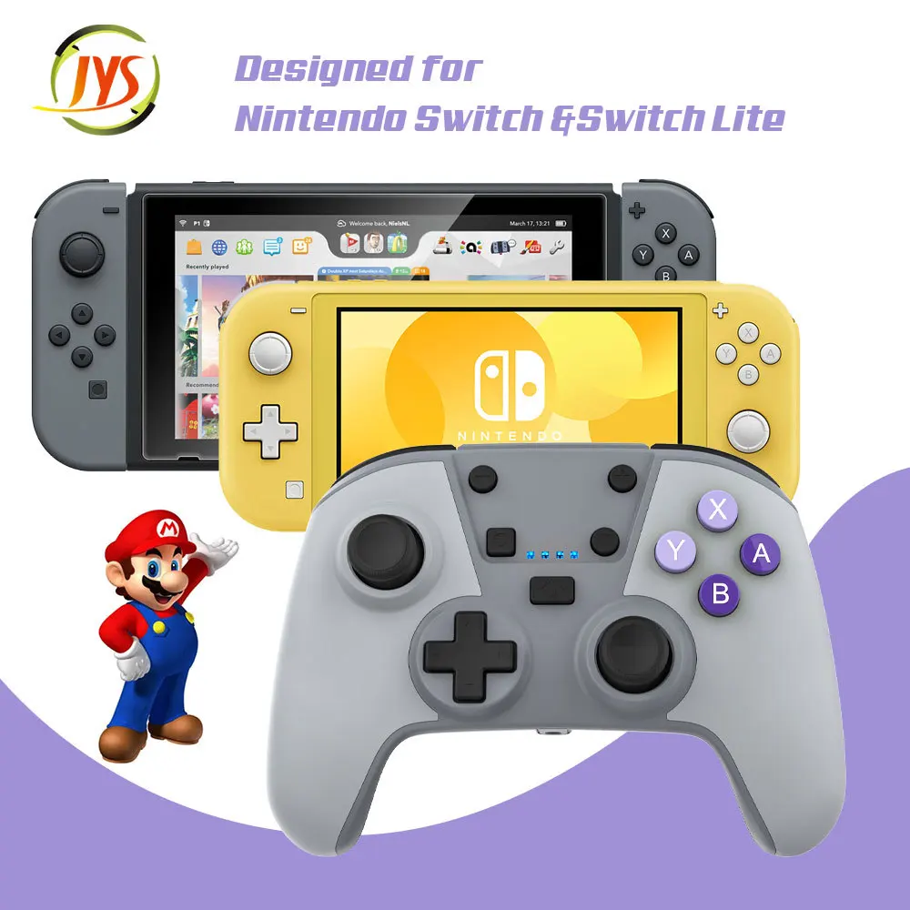 

2024 NEW JYS-NS207 for switch Controller Gamepad with Turbo Wake-Up Function, External 3.5mm o Port, Suitable for Switch pro/PC