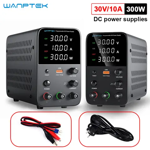 Programmable DC Power Supply 30V 10A wanptek