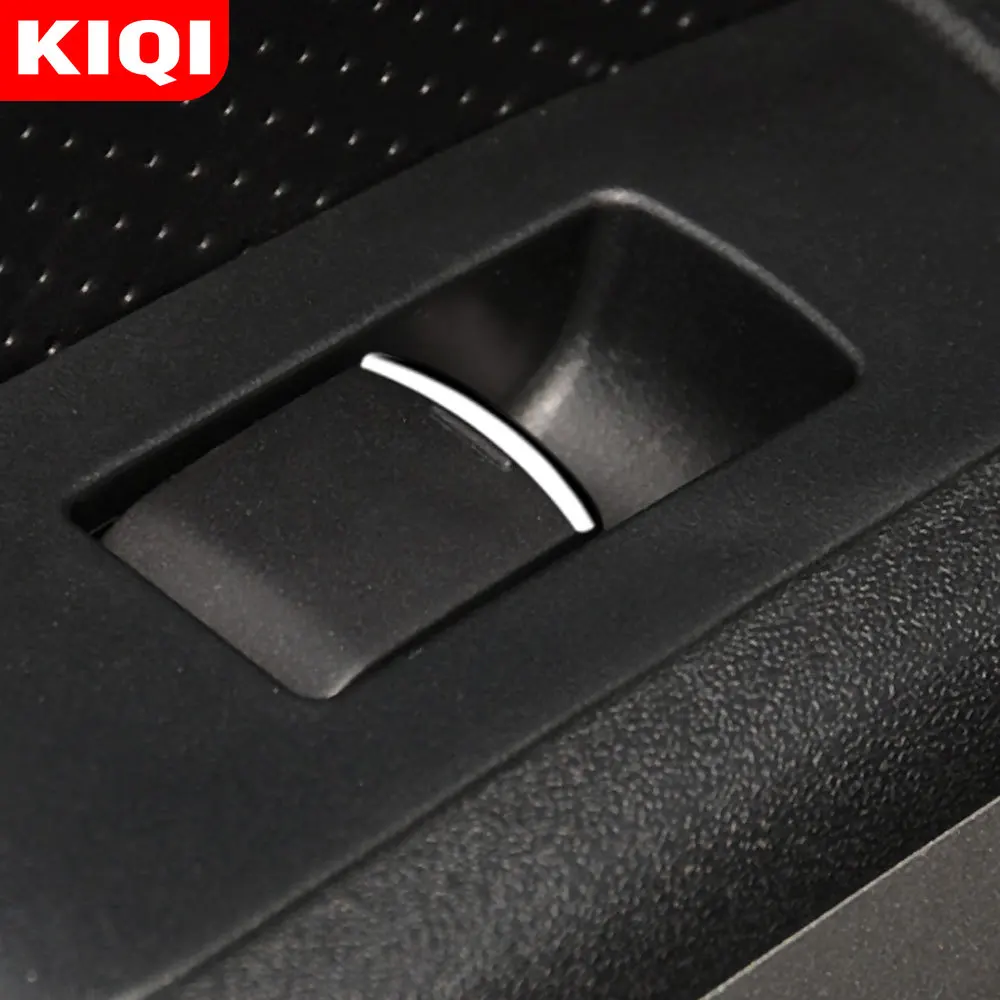 KIQI ABS Chrome Window Lift Button Sequins Cover Trim for Nissan NV200 NV 200 2009 - 2020 Car Sticker Accessories