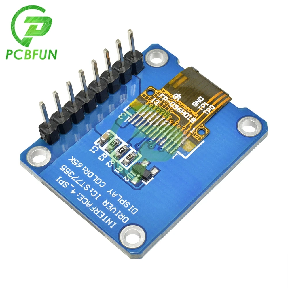 HD 65K 0.96 inch TFT Display Ips LCD Screen Drive IC ST7735S 3.3V 160x80 SPI Interface for  Arduio Full Color LCD Display Module