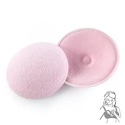 Almohadillas de algodón antidesbordamiento para el pecho, sujetador de lactancia, copa 3D suave, reutilizable, lavable, suministros para la alimentación del bebé, 2/4 piezas