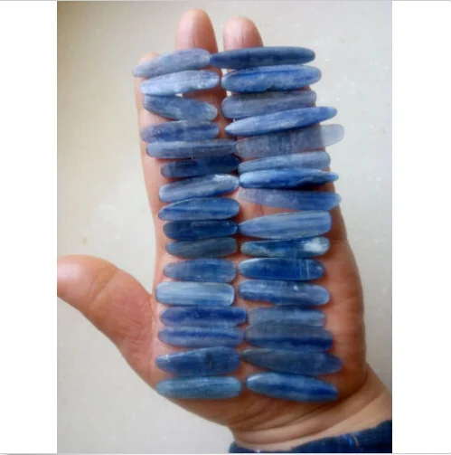 50pcs Blue Kyanite Blades Rough Natural Earth Mined Gem 40-30g