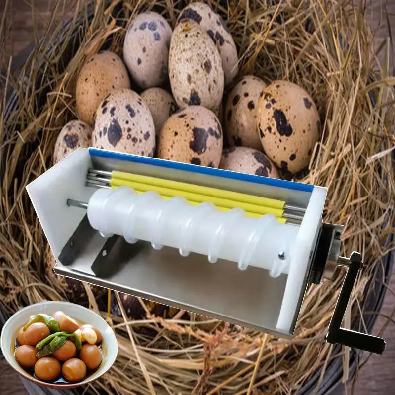 

Equipment for removing the quail eggshell, quail egg skin peeling for shop and restaurant use