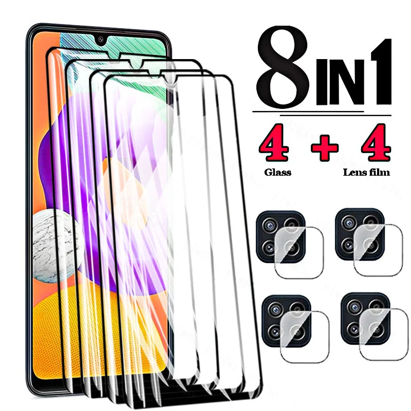 

Tempered Glass for Samsung Galaxy M22 A22 Protective Glass for Samsung A M 22 4g 5g Screen Protectors Camera Lens Film A226 M225