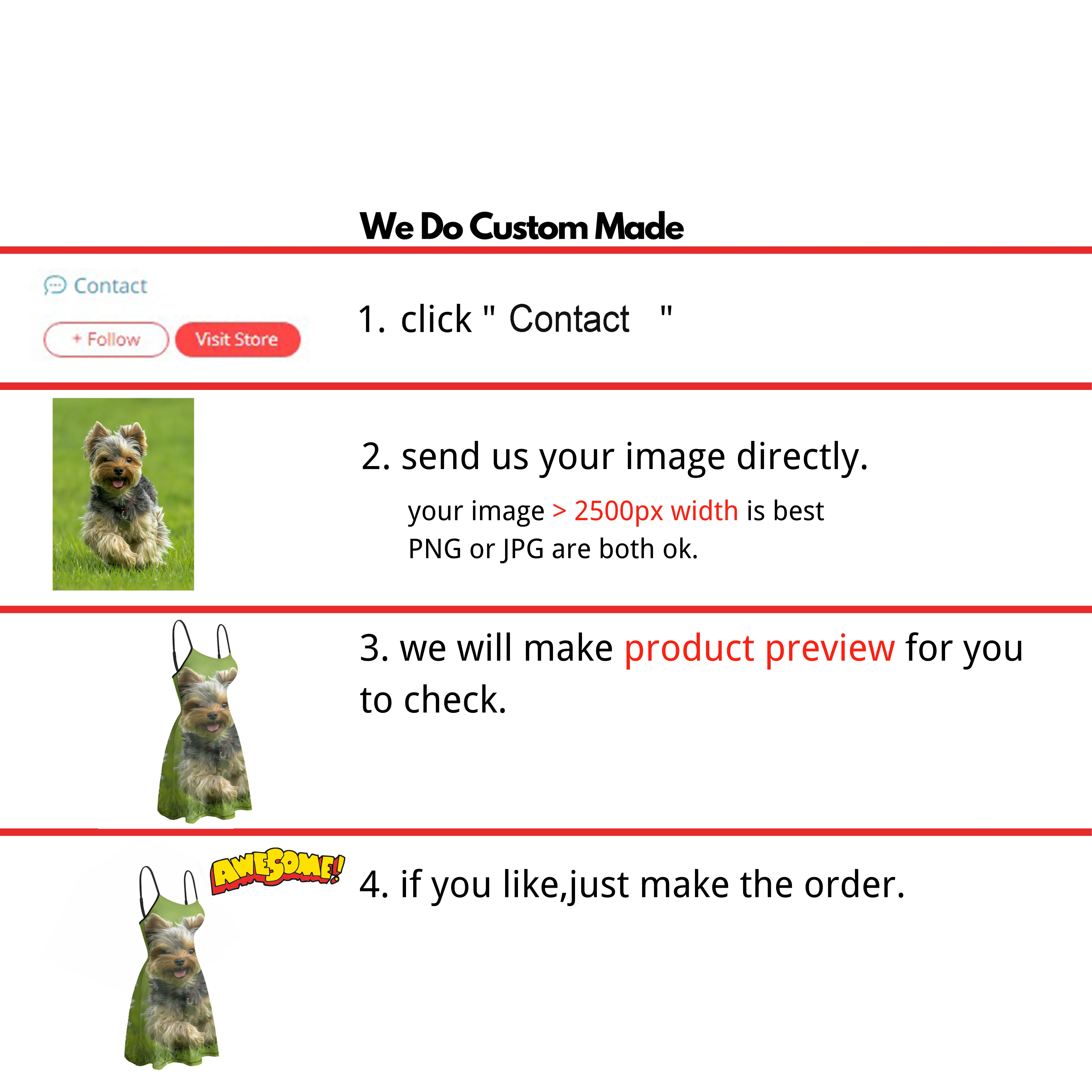 Your Image Custom Made Dress Suspender Custom Design Your Own Short Polyester Bodycon Female Customized Printed Dress