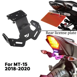 Tail Tidy License Plate Holder For Yamaha MT-15 MT-125 2018-2024 MT15 MT125 Motorcycle Rear Fender Eliminator Mount Bracket