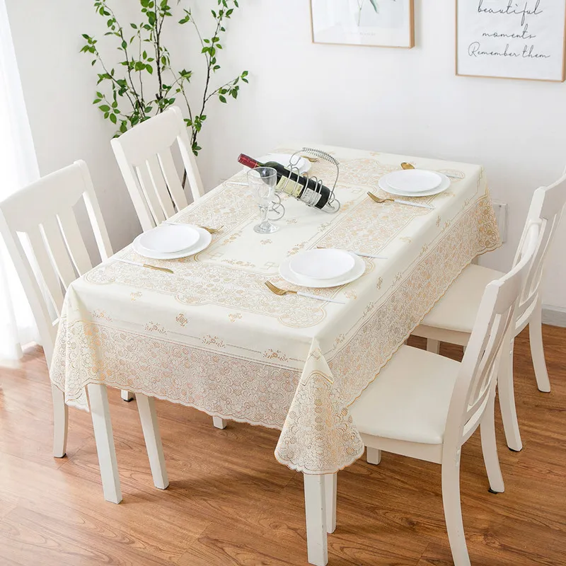 

135x180cm PVC Small Floral Tablecloth Table Cover Cloth Track On The Table for Kitchen Decoration for Home Free Shipping