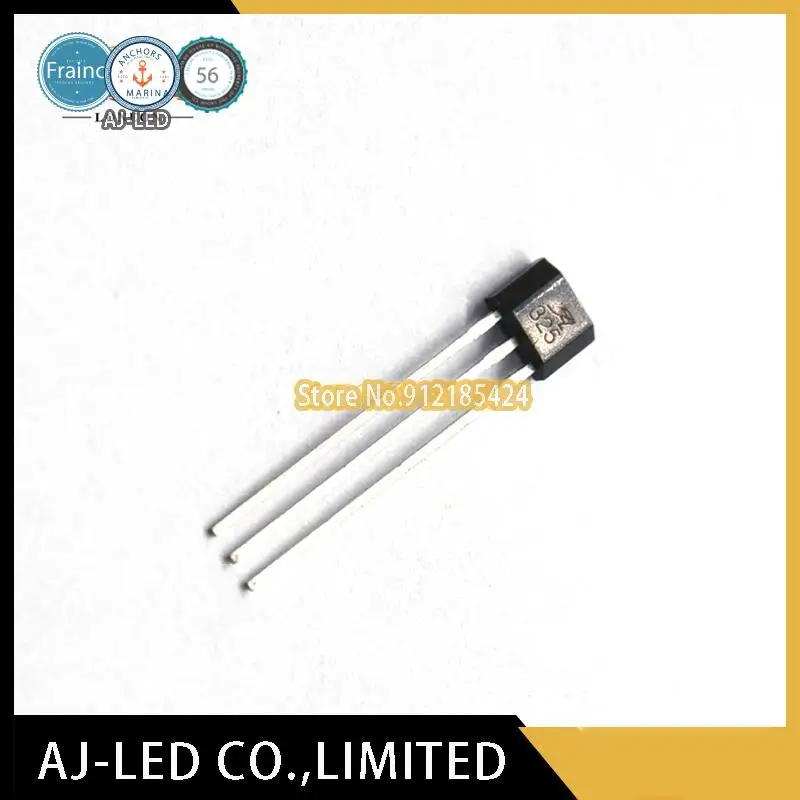 10pcs/lot A1325LUA-T linear Hall element for electric vehicles, displacement, angular position and current measurement