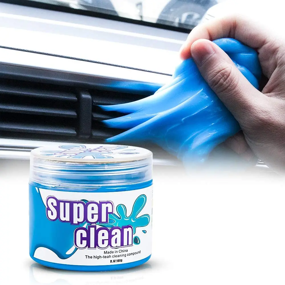 Car Interior Dashboard Cleaning Slime Gel Dust Remover Air Vent Gap Home Keyboard Gap Corner Cleaner Wash Mud 160g/Can