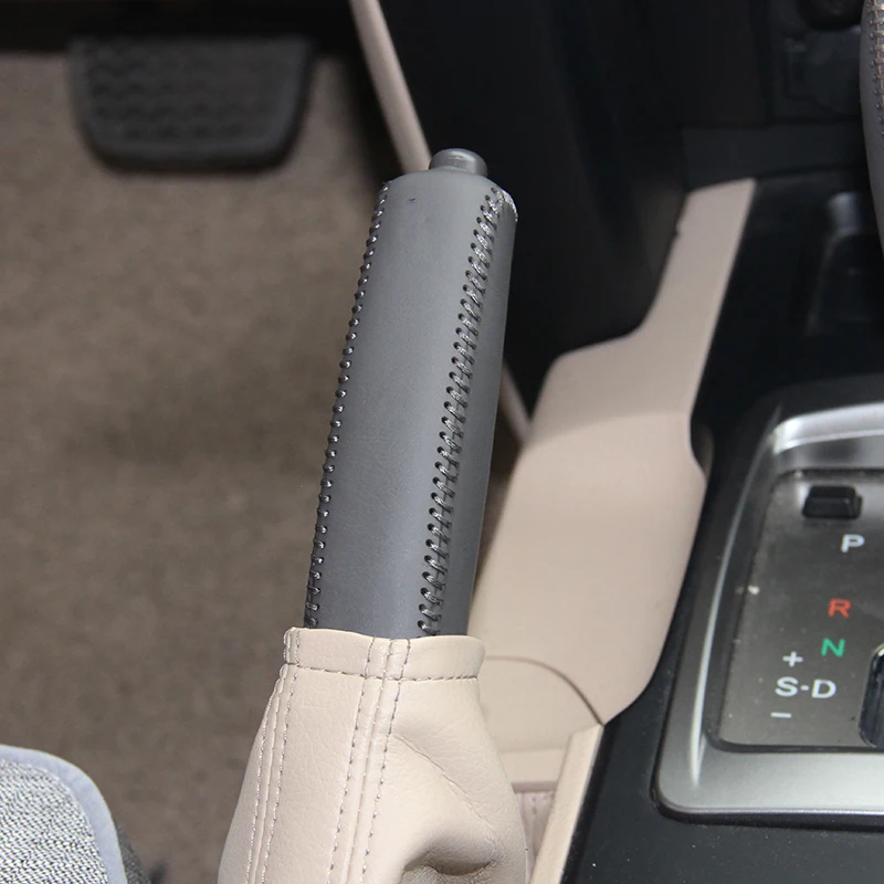 

Чехлы на ручные тормоза автомобиля своими руками, верхний слой кожаного чехла для Toyota Lander Crusier, авто, натуральная кожа, чехол для ручек ручного тормоза