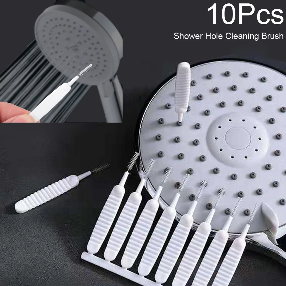 

10pcs/Lot Shower Head Cleaning Brush Nozzle Spout Anti-clogging Brush Pore Gap Cleaning Brush For Kitchen Toilet Phone Hole