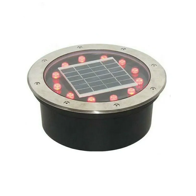 2W 4W 8W 12W Solar Power Buried Light Underground Lamp Outdoor Path Garden Decking LED Ground Light Driveway Lawn Lighting