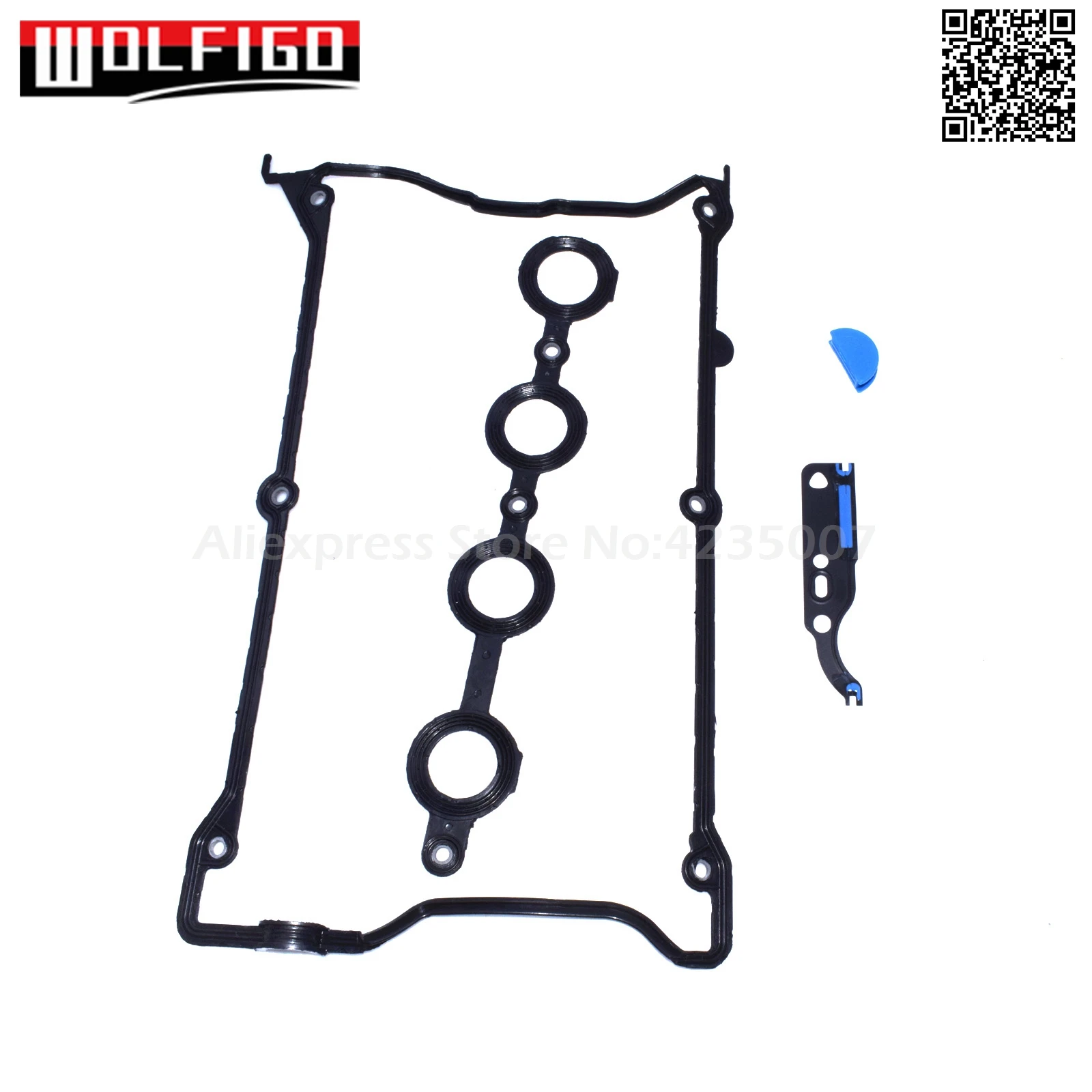 WOLFIGO Engine Valve Cover Gasket & Chain Tensioner Set For VW Passat B5 Golf Jetta For Audi A4 TT 1.8T 058198025A 058198217 New