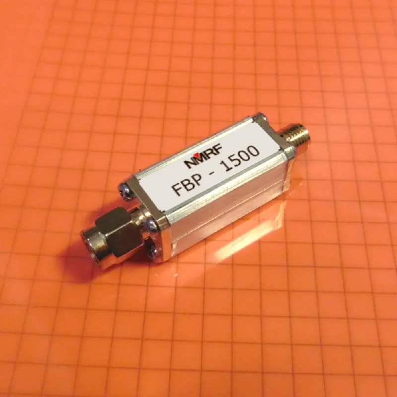 1350-1650MHz LC discrete component bandpass filter, small volume, SMA interface