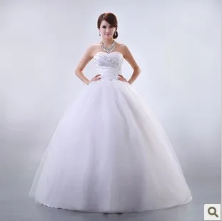 

2016 bride wedding elegant sweet princess wedding dress tube top typetrans parent dress with sequins luxurious wedding dress