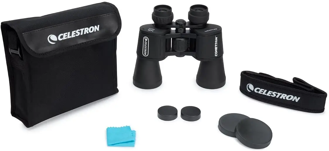 Celestron - 7x50 Bincoulars - Beginner Astronomy Binoculars - Large 50mm Objective Lenses - Wide Field of View 7x Magnification - view 6