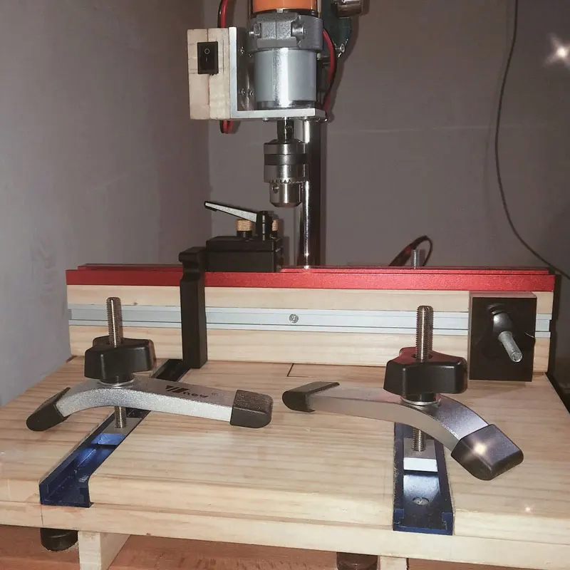 Jeu de plaques de presse pour rail en T, vis en T, écrou pour le travail de calcul, outils de serrage bricolage, rainure en T, accessoires de chute, curseur M8, M5, M6