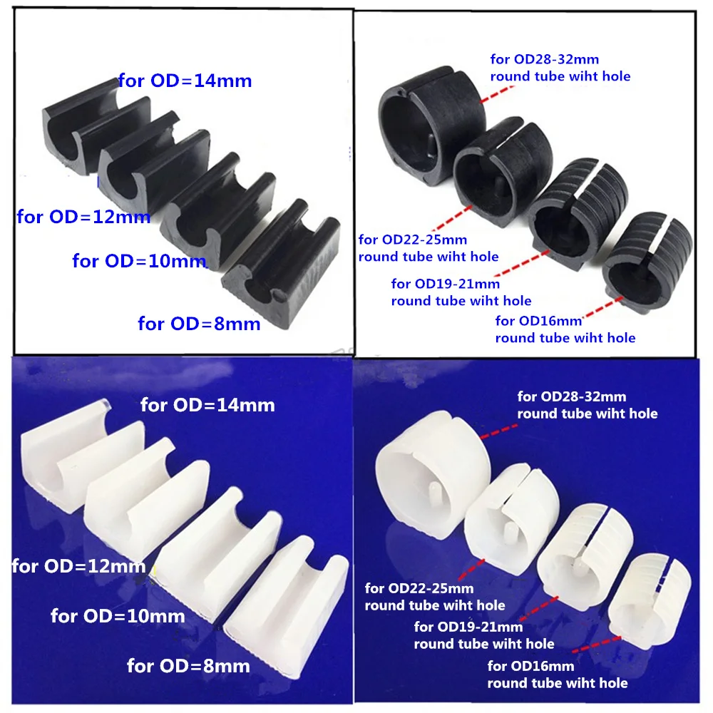 10Pcs U- Type Rubber Furniture Foot Table Chair Leg End Caps Covers  Chair Leg Tips Caps Tips Floor Protectors Leg Covers