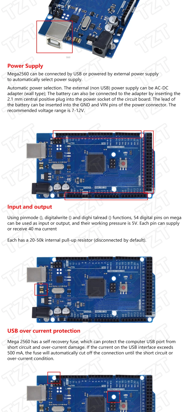 Mega2560 ATMEGA16U2 / Pro Mini MEGA 2560 Mega + WiFi R3 ATmega2560 CH340G Für Arduino UNO R3 Entwicklungsboard WeMos ESP8266 – Detail 2