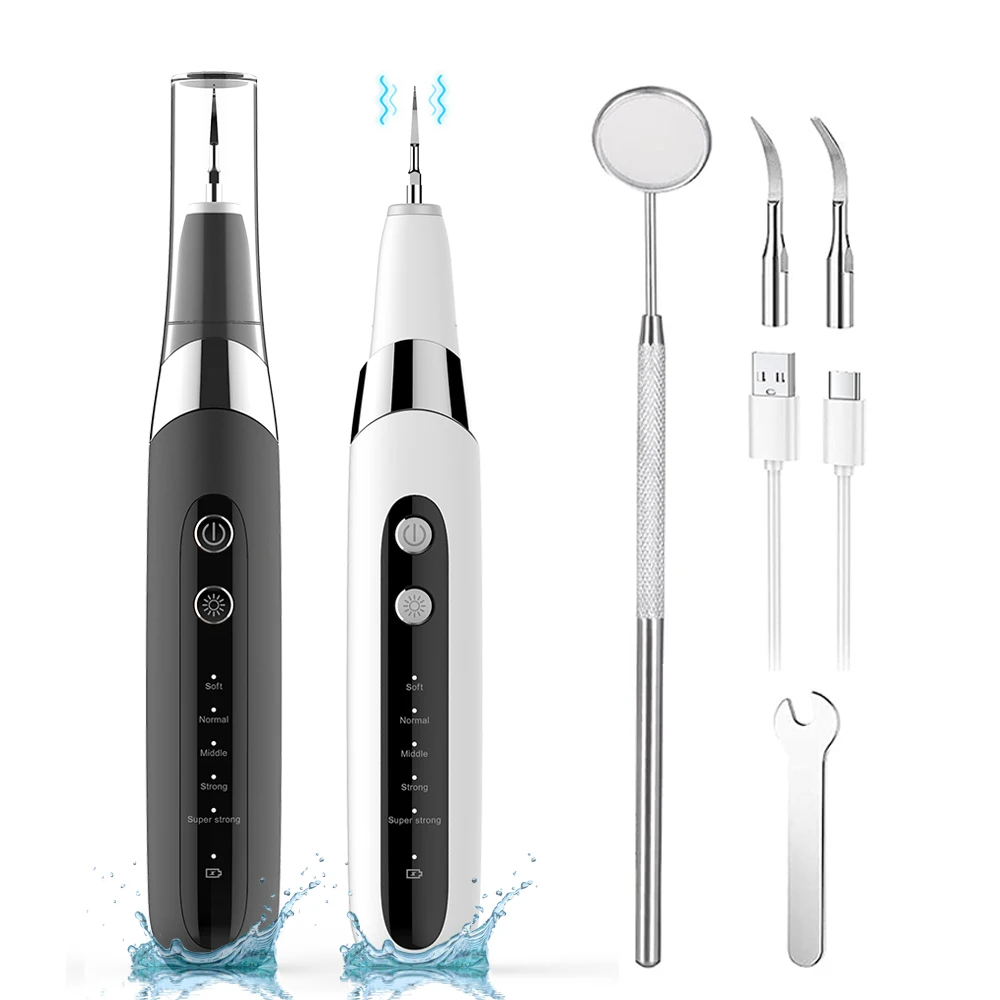 Electric Portable Sonic Dental Calculus Remover Teeth Cleaner Teeth Whitening Dental Cleaning  Scaler Dental Tartar Remover Oral