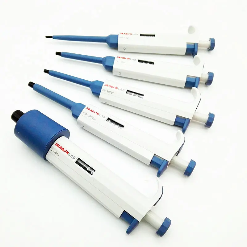 

1pcs dragon lab Single channel adjustable pipette, manual continuous digital micro pipettor